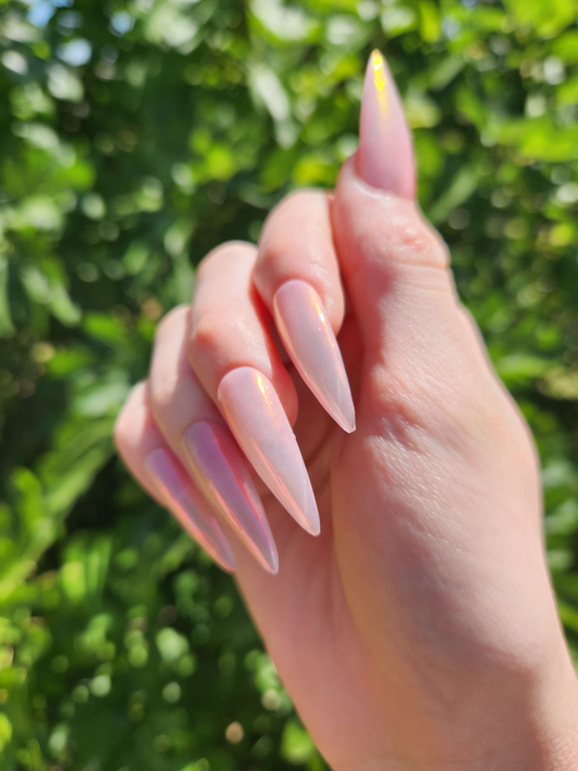 SIGNATURES - Pink/White Chrome Set